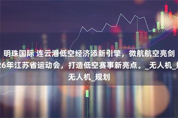 明珠国际 连云港低空经济添新引擎，微航航空亮剑2026年江苏省运动会，打造低空赛事新亮点。_无人机_规划